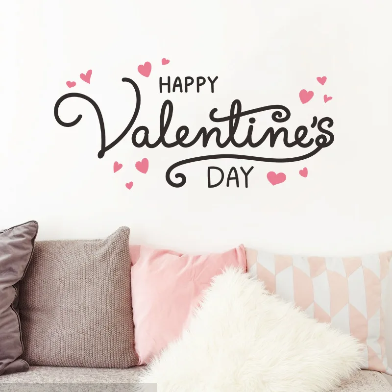 Happy Valentine's Day Decal 3d Wall Stickers Removable Self Adhesive Room Decoration Home Decor Sticker Home Decor
Happy Valentine's Day Decal 3d Wall Stickers Removable Self Adhesive Room Decoration Home Decor Sticker Home Decor