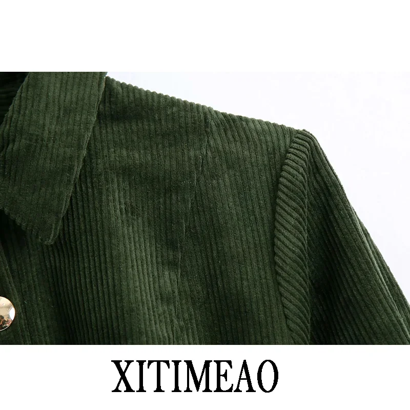 ZA Autumn Winter Women Corduroy Thickening Dresses Casual Long Sleeve Party Female Dresses Vestidos With Belt Shirt Longuette
ZA Autumn Winter Women Corduroy Thickening Dresses Casual Long Sleeve Party Female Dresses Vestidos With Belt Shirt Longuette