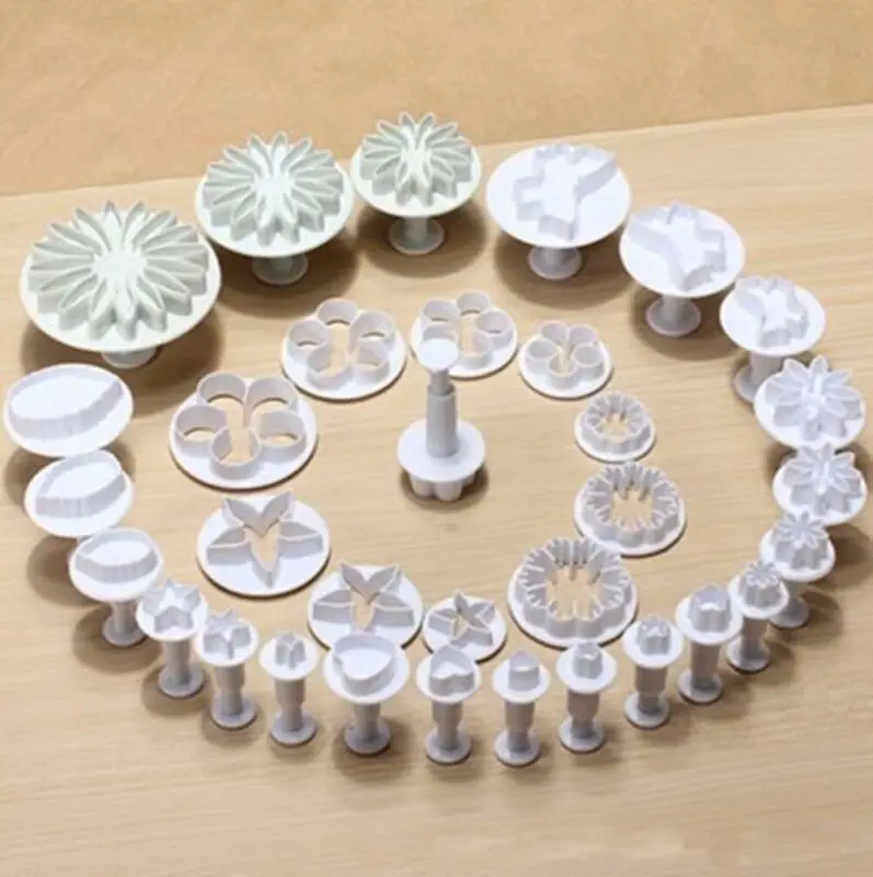 33pcs Plunger Fondant Cutter Cake Tools Cookie Mold Biscuit Mould DIY Craft 3D Bakeware Sets new Baking mold pastry Pastry shop
33pcs Plunger Fondant Cutter Cake Tools Cookie Mold Biscuit Mould DIY Craft 3D Bakeware Sets new Baking mold pastry Pastry shop