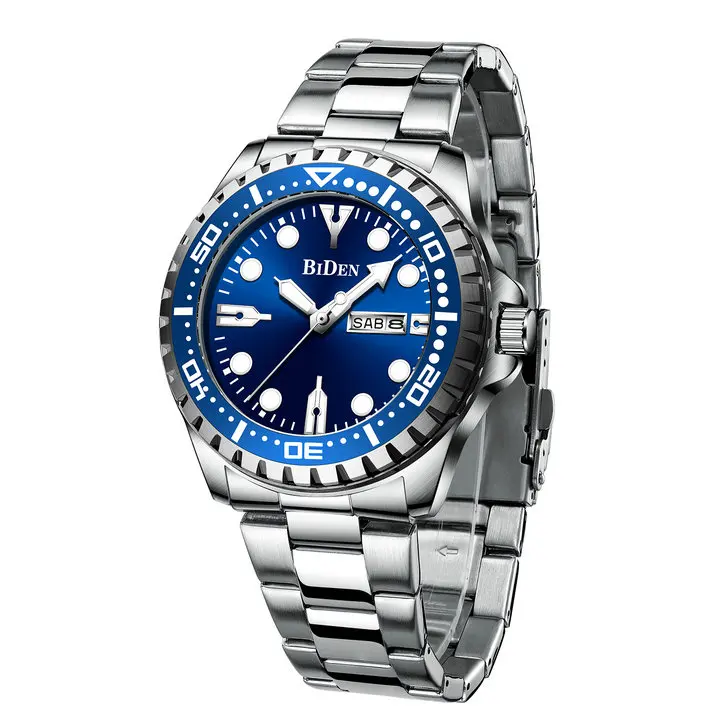 

Luxury Top Brand 2022 BIDEN Stylish Watch for Men Watches Mens Casual Fashion Wristwatch Quartz Male Clock Gift horloges mannen