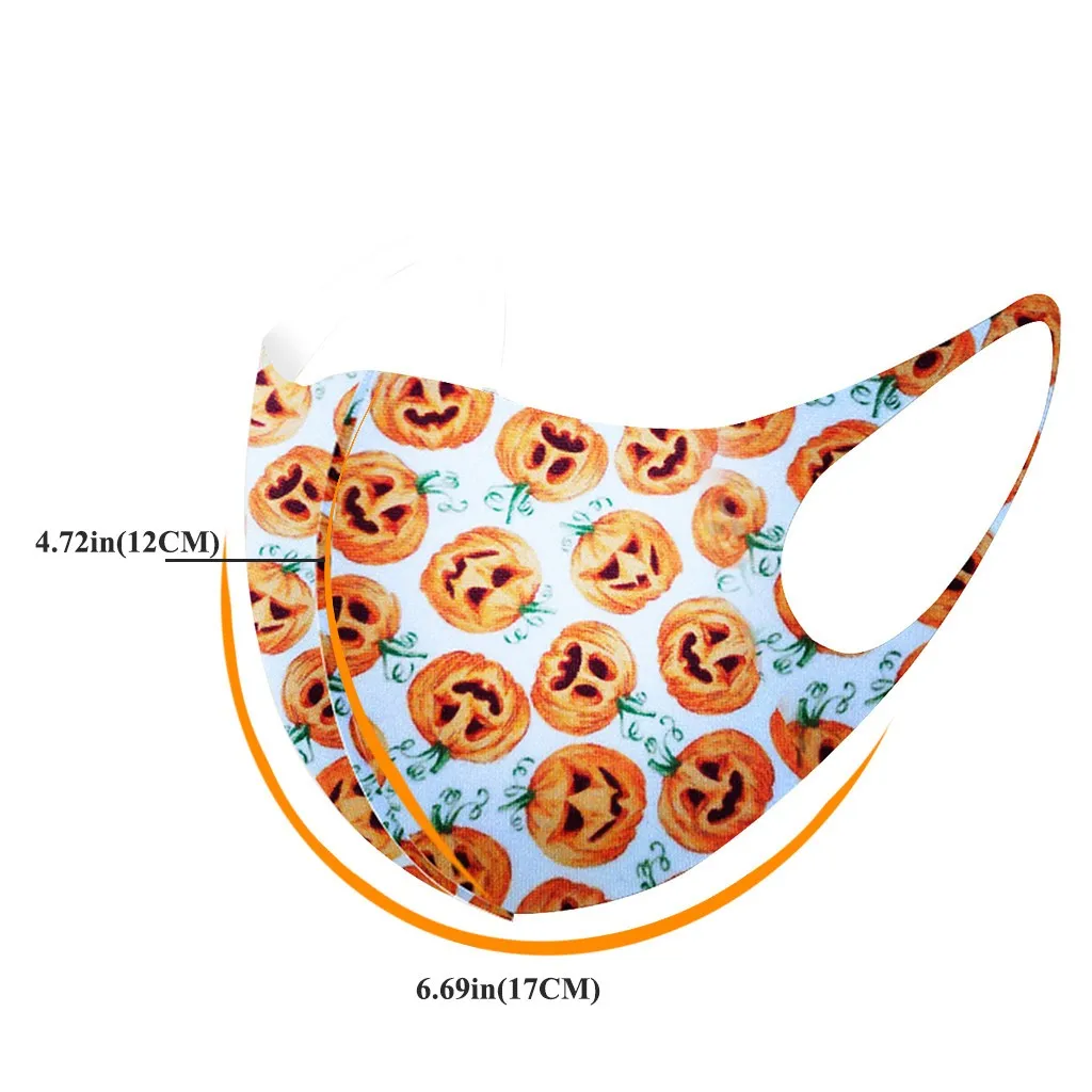 5pcs Adult Unisex 3D Halloween Print Reusable Breathable Safe Protection Mask anti dust Face mask Windproof Mouth-muffle Mask
5pcs Adult Unisex 3D Halloween Print Reusable Breathable Safe Protection Mask anti dust Face mask Windproof Mouth-muffle Mask