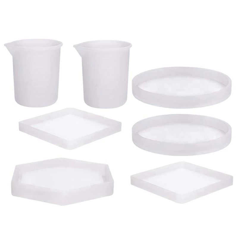 Diy Silicone Coaster Resin Molds 5 Pack Epoxy Casting Molds & Resin Molds for Crafts, 9 Pack Silicone Resin Mold
Diy Silicone Coaster Resin Molds 5 Pack Epoxy Casting Molds & Resin Molds for Crafts, 9 Pack Silicone Resin Mold