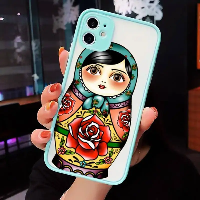 Russian Dolls Pattern Matryoshka Phone Cases matte transparent For iphone 7 8 11 12 plus mini x xs xr pro max cover
Russian Dolls Pattern Matryoshka Phone Cases matte transparent For iphone 7 8 11 12 plus mini x xs xr pro max cover