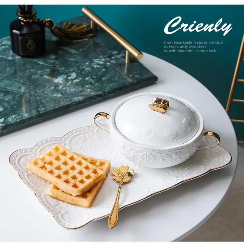 Ins light luxury tableware bird's nest bowl double ear dessert bowl oat fruit salad soup breakfast bowl household restaurant
Ins light luxury tableware bird's nest bowl double ear dessert bowl oat fruit salad soup breakfast bowl household restaurant