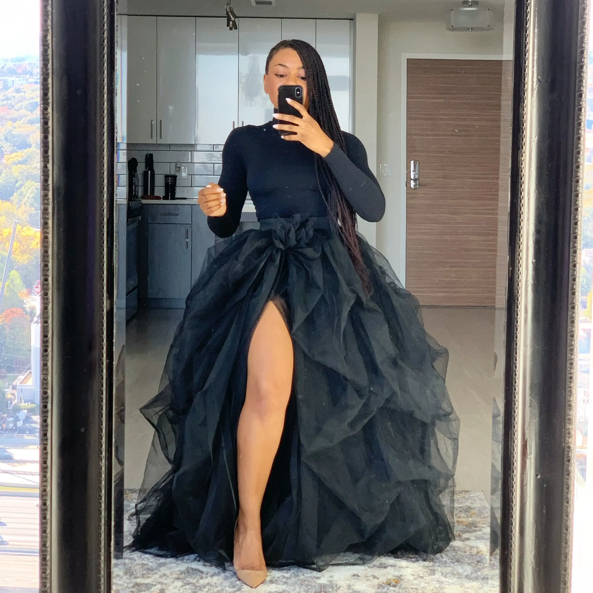 Echoine Tutu lady tulle skirt Women Long Tulle Skirt Elegant Princess Sexy Style Irregular Mesh Tutu Skirts Vintage Mini Puffy
Echoine Tutu lady tulle skirt Women Long Tulle Skirt Elegant Princess Sexy Style Irregular Mesh Tutu Skirts Vintage Mini Puffy