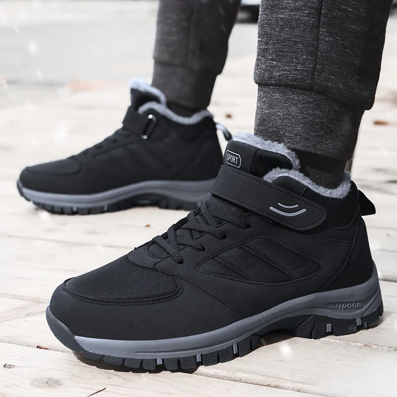 Winter Cotton Men's Warm Plush Dad High Top Outdoor Snow Boots Thick Soled Middle-aged And Shoes Zapatos De Mujer Free shipping
Winter Cotton Men's Warm Plush Dad High Top Outdoor Snow Boots Thick Soled Middle-aged And Shoes Zapatos De Mujer Free shipping