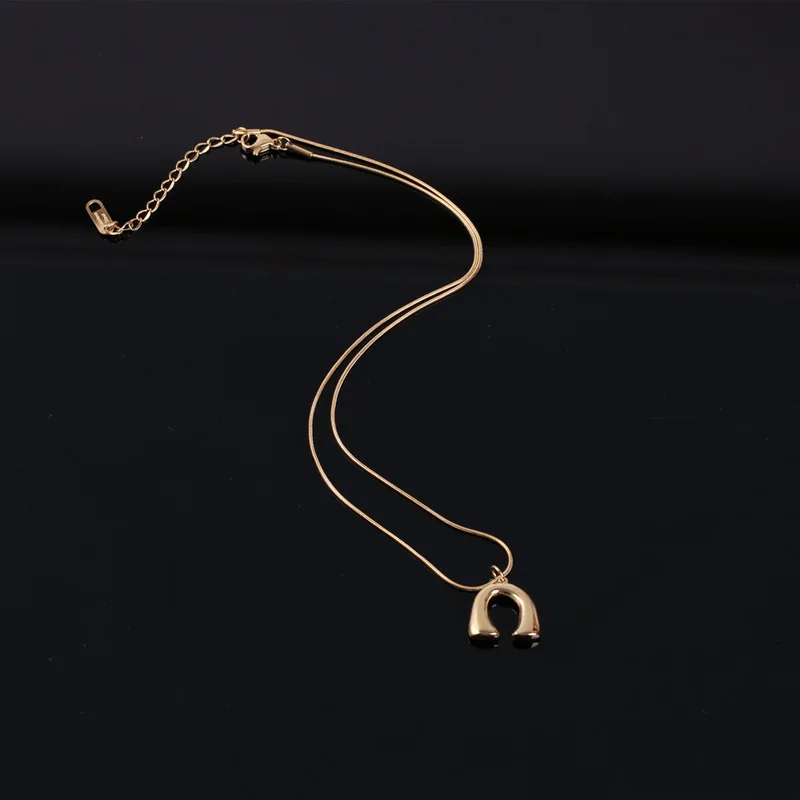 TOSAKO Stainless Steel Pendant letter U Sweater Chain Titanium Necklace 2021 Trend Jewelry
TOSAKO Stainless Steel Pendant letter U Sweater Chain Titanium Necklace 2021 Trend Jewelry