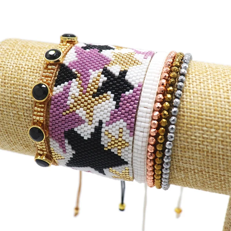 GRAPES Fashion Pulseras Mujer Moda 2021 Women MIYUKI Unique Bracelet Femme Star Trendy Jewelry Purple Bracelet Crystal Bead Gift
GRAPES Fashion Pulseras Mujer Moda 2021 Women MIYUKI Unique Bracelet Femme Star Trendy Jewelry Purple Bracelet Crystal Bead Gift