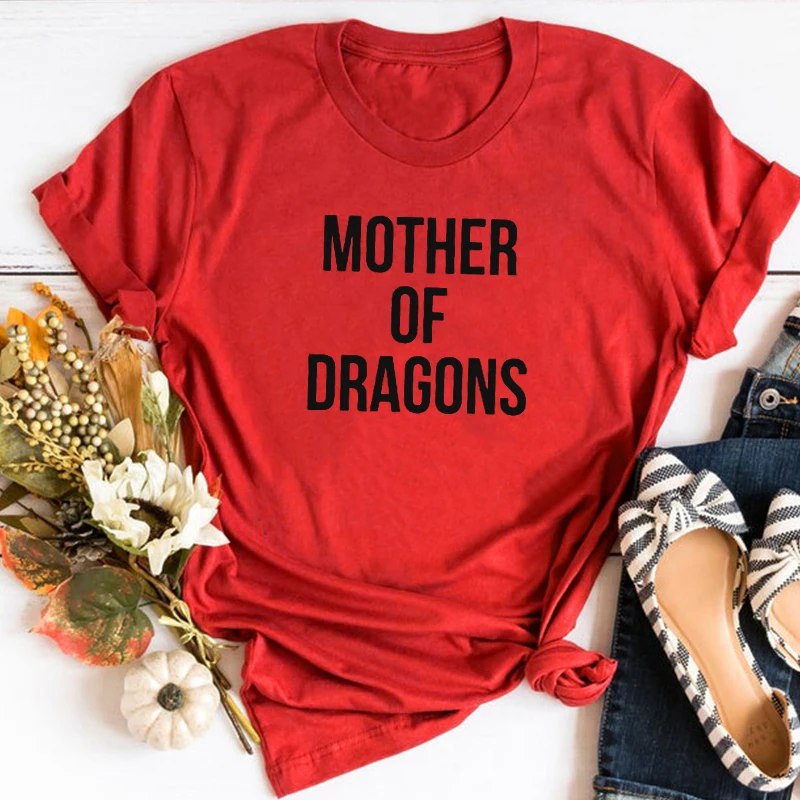 Mother of Dragons Tshirt Korean Aesthetic Clothing Women Harajuku Funny Gift Graphic T Shirts Pink 2021 Fashion
Mother of Dragons Tshirt Korean Aesthetic Clothing Women Harajuku Funny Gift Graphic T Shirts Pink 2021 Fashion