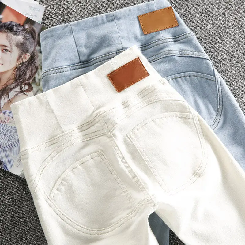 Jeans For Women High Waist Push Up Jeans High Elastic Plus Size Stretch Ladies Mom Jeans Female Washed Denim Skinny Pencil Pants
Jeans For Women High Waist Push Up Jeans High Elastic Plus Size Stretch Ladies Mom Jeans Female Washed Denim Skinny Pencil Pants