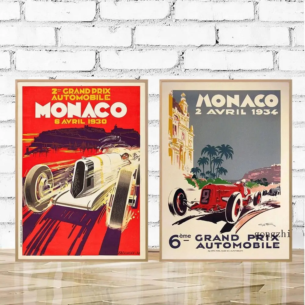 Vintage Monaco Classic Racing Posters Race Fan Gift Canvas Painting and Prints Modern Wall Art Pictures for Boys Room Home Decor
Vintage Monaco Classic Racing Posters Race Fan Gift Canvas Painting and Prints Modern Wall Art Pictures for Boys Room Home Decor