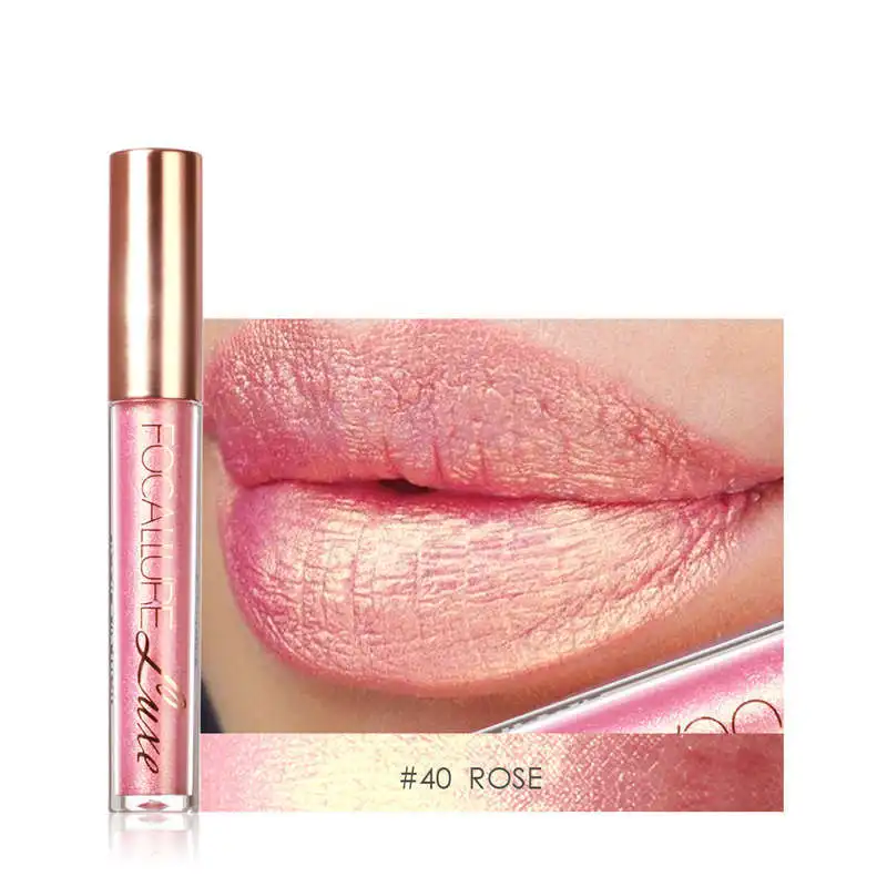 FOCALLURE новые металлические Цвет 8 красная лазерная указка ручка стойкая помада