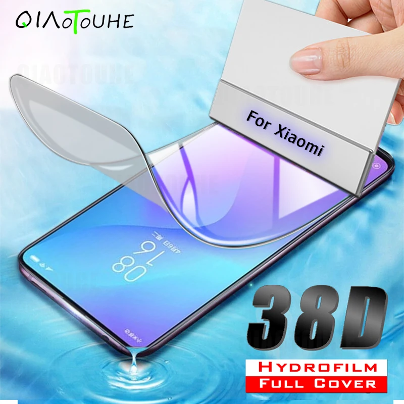 38D полноэкранная Защитная пленка для Xiaomi Mi 9 9x 9se 9t Pro Гидрогелевая A2 A3 Lite cc9 cc9e 6X Play