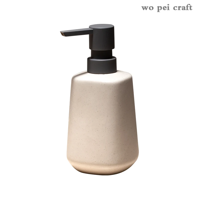 Simple Ceramic Portable Soap Dispenser Shower Gel Shampoo Bottles Bathroom Accessories 350ml Matte Porcelain Lotion Bottle
Simple Ceramic Portable Soap Dispenser Shower Gel Shampoo Bottles Bathroom Accessories 350ml Matte Porcelain Lotion Bottle