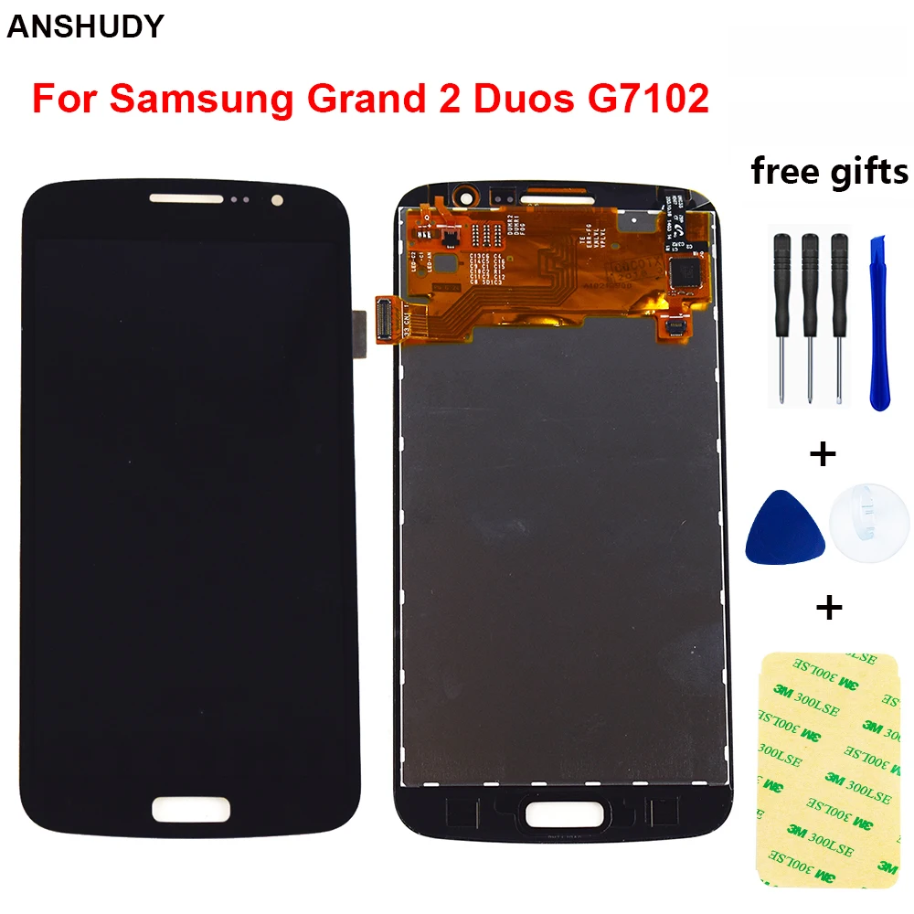 Для samsung Galaxy Grand 2 Duos G7102 G7105 G7106 G7108 сенсорный экран дигитайзер сенсорная панель