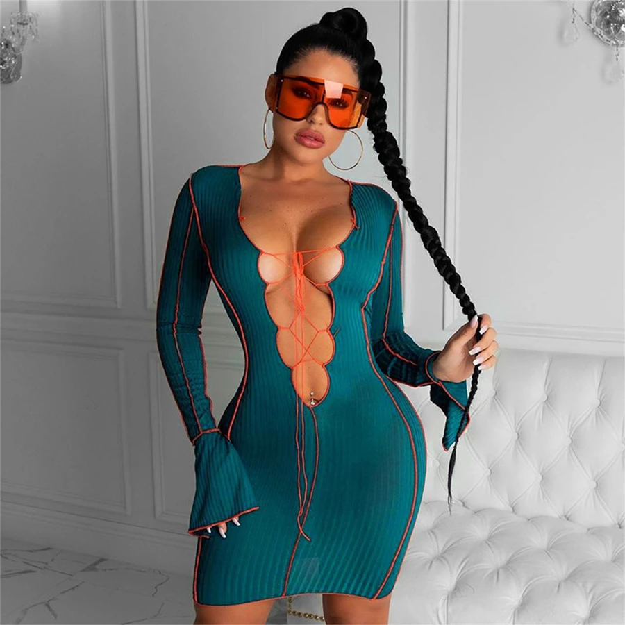 BoozRay y2k V-Neck Shirt Dress Women Autumn Winter Flare Sleeve Lace Up Mini Dresses Elegant Ladies Party Vestidos
BoozRay y2k V-Neck Shirt Dress Women Autumn Winter Flare Sleeve Lace Up Mini Dresses Elegant Ladies Party Vestidos