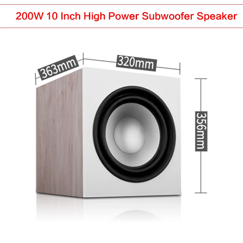 200W High Power 10 Inch Subwoofer Speaker Home W6 Passive Subwoofer Speaker HiFi Audiophile Speaker Home Theater High Fidelity
200W High Power 10 Inch Subwoofer Speaker Home W6 Passive Subwoofer Speaker HiFi Audiophile Speaker Home Theater High Fidelity