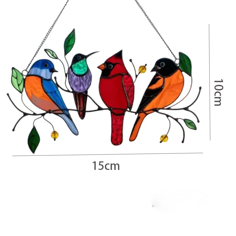 Pendant Mini Stained Bird Glass Window Hangings Acrylic Wall Hanging Colored Birds Decor Room Accessories Scandinavian Decor
Pendant Mini Stained Bird Glass Window Hangings Acrylic Wall Hanging Colored Birds Decor Room Accessories Scandinavian Decor