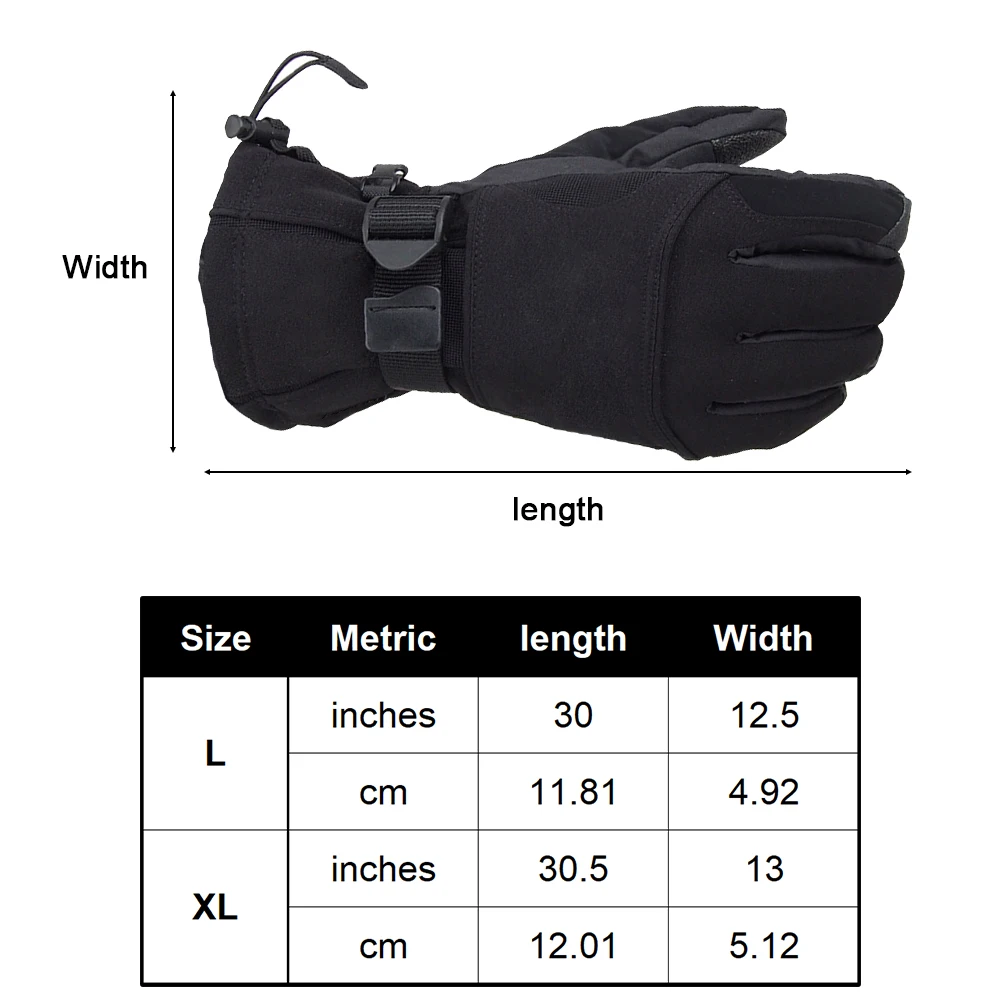 1pair Anti Slip Winter Warm Snowboard Ski Gloves Cycling Windproof Waterproof Daily Hand Warmer Motorcycle Riding Snowmobile
1pair Anti Slip Winter Warm Snowboard Ski Gloves Cycling Windproof Waterproof Daily Hand Warmer Motorcycle Riding Snowmobile