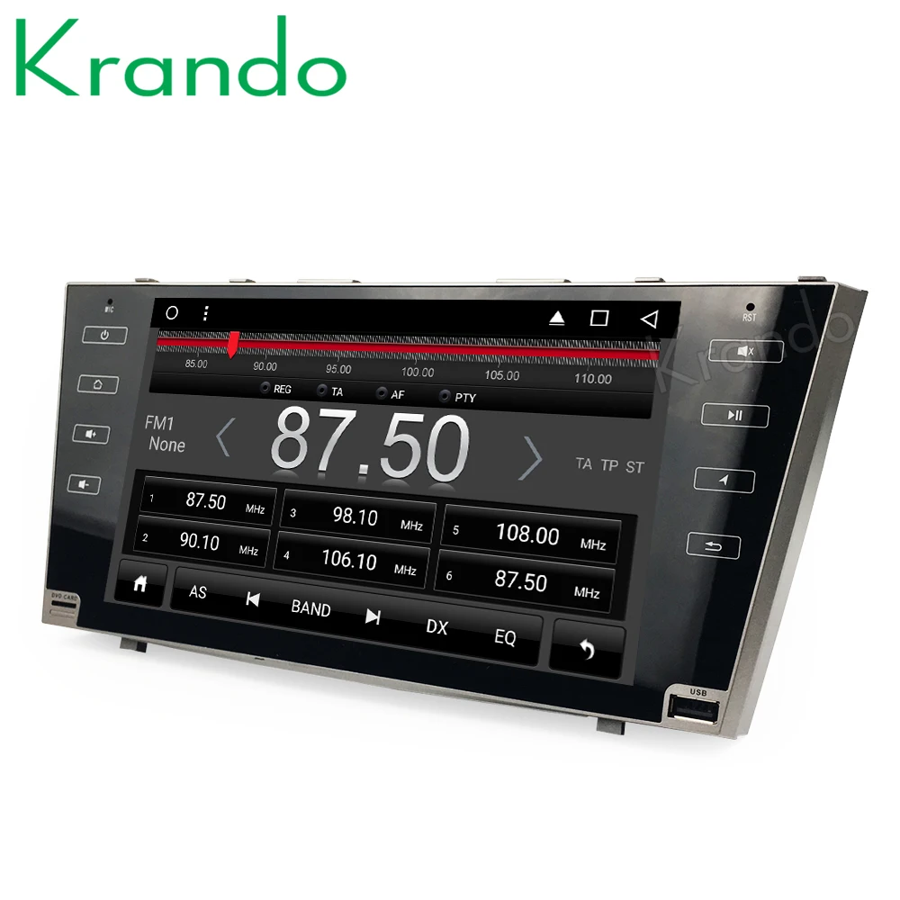 Автомобильная Мультимедийная система Krando на Android 8 1 с большим сенсорным IPS