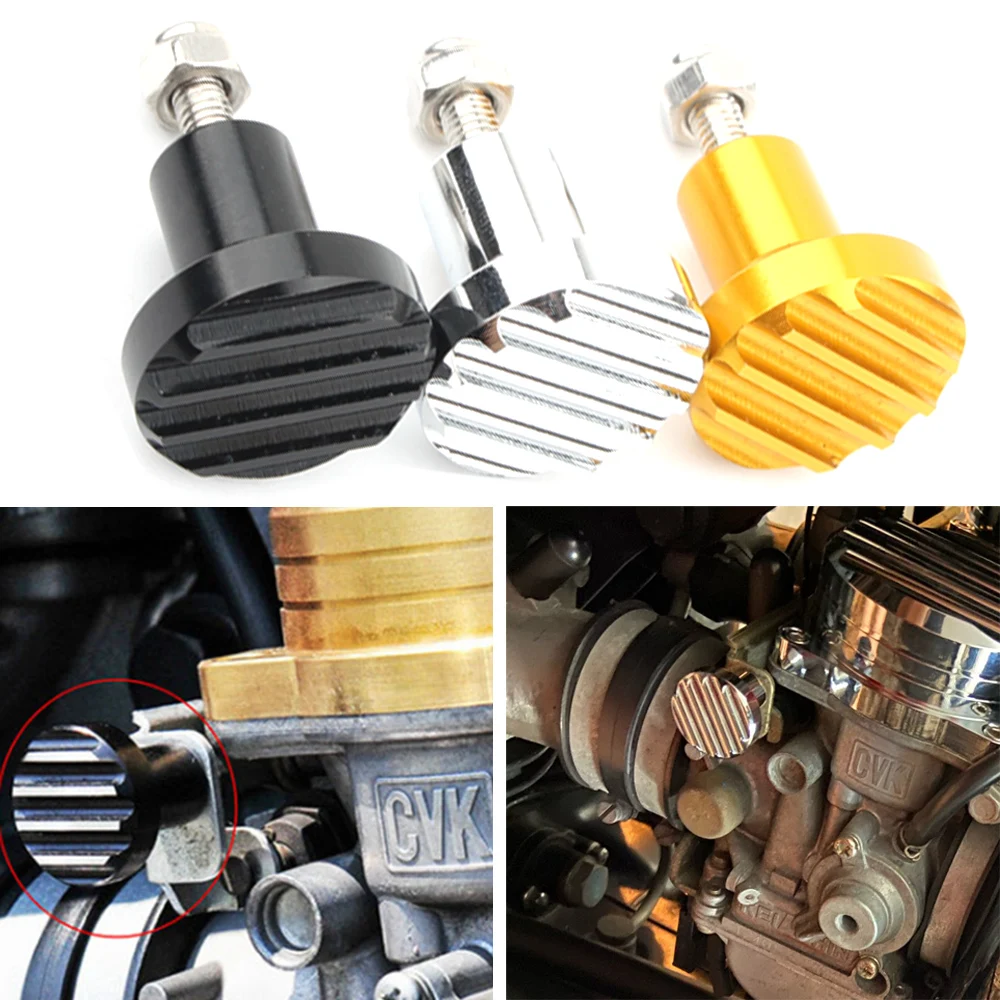 REALZION Motorcycle Fluted Carburetor Choke Knob For Triumph Scrambler Thruxton 900 Bonneville T100 SE America Speedmaster
REALZION Motorcycle Fluted Carburetor Choke Knob For Triumph Scrambler Thruxton 900 Bonneville T100 SE America Speedmaster