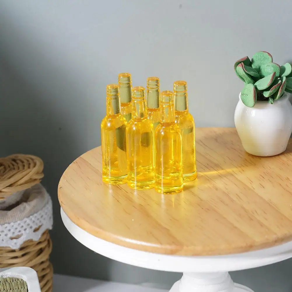 6Pcs/set Mini Wine Bottle Resin Various Colors Simulation Doll Toys Decoration Model Home Miniature Accessories Kit For 1:1 E6K7
6Pcs/set Mini Wine Bottle Resin Various Colors Simulation Doll Toys Decoration Model Home Miniature Accessories Kit For 1:1 E6K7