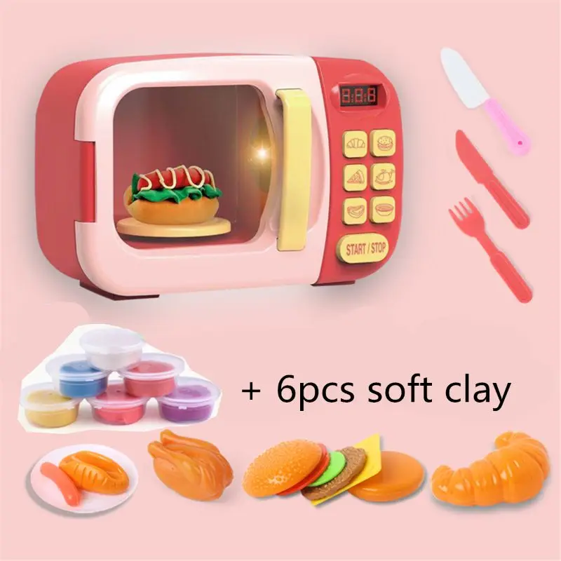 Microwave Kitchen Play Set with Pretend Play Fake Food - Great for Toddlers Ages 3 and Older - Educational Battery Power 
Microwave Kitchen Play Set with Pretend Play Fake Food - Great for Toddlers Ages 3 and Older - Educational Battery Power
