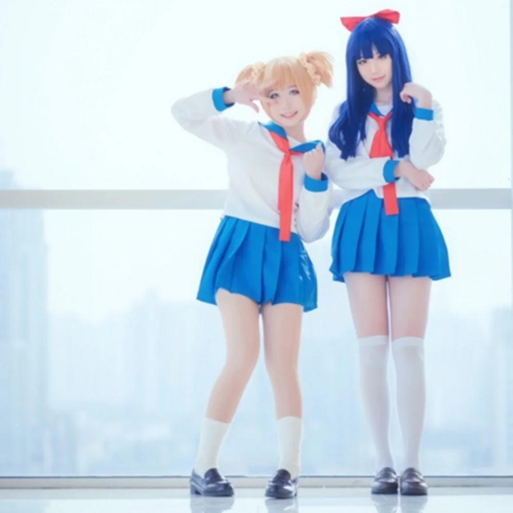 Косплей Эпическая команда Поп аниме Popuko Pipimi cos хэллоуивечерние Вечеринка jk Небесно-Голубой матрос костюм Школьная форма комплект косплей к...
Косплей Эпическая команда Поп аниме Popuko Pipimi cos хэллоуивечерние Вечеринка jk Небесно-Голубой матрос костюм Школьная форма комплект косплей к...