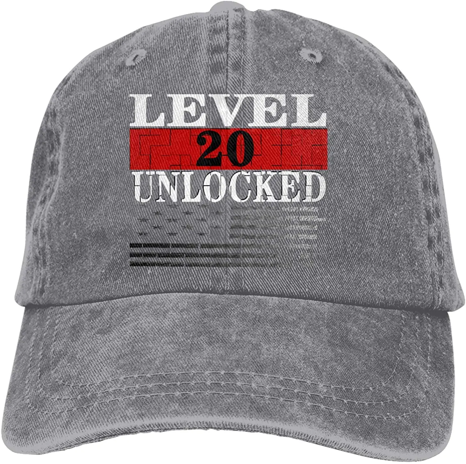 Level 20 Unlocked Sports Denim Cap Adjustable Unisex Plain Baseball Cowboy Snapback Hat
Level 20 Unlocked Sports Denim Cap Adjustable Unisex Plain Baseball Cowboy Snapback Hat