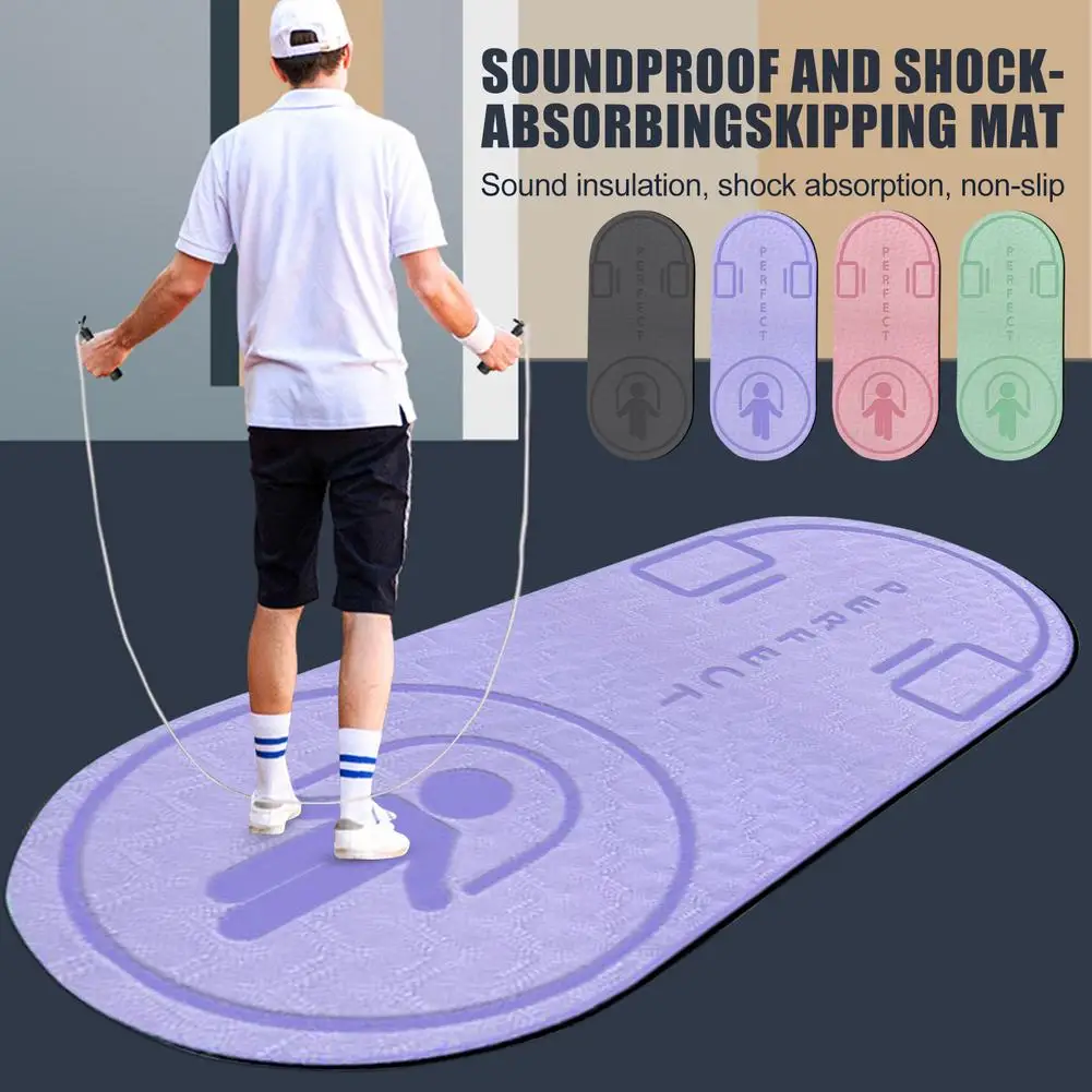 Rope Skipping Floor Mat Shock Absorption Mute Running Yoga Mat Odorless Sound Insulation Home Fitness Aerobic Dance Exercise Pad
Rope Skipping Floor Mat Shock Absorption Mute Running Yoga Mat Odorless Sound Insulation Home Fitness Aerobic Dance Exercise Pad