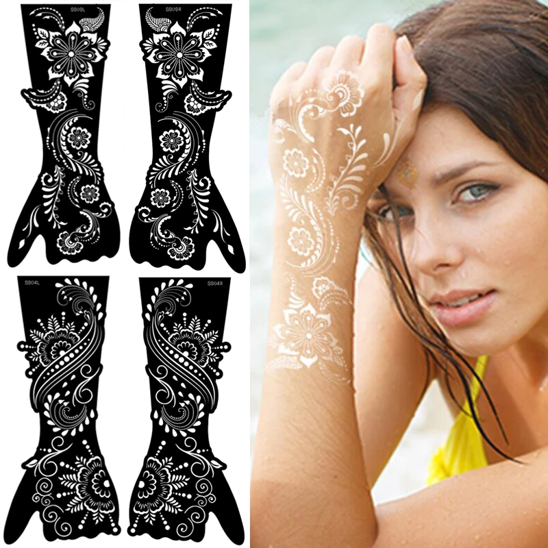 henna tattoo stencil airbrush templates henna stickers for hands armband finger art stencils lace indian mandanla flower design
henna tattoo stencil airbrush templates henna stickers for hands armband finger art stencils lace indian mandanla flower design