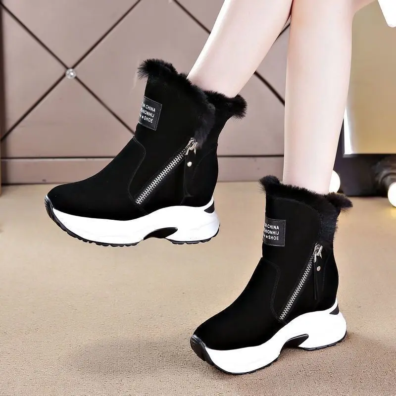 Snow Boots Women's 2021 New Winter Boots High Plush Warm Shoes Large Size Easy to Wear Girls' White Zipper Shoes Women's Boots
Snow Boots Women's 2021 New Winter Boots High Plush Warm Shoes Large Size Easy to Wear Girls' White Zipper Shoes Women's Boots