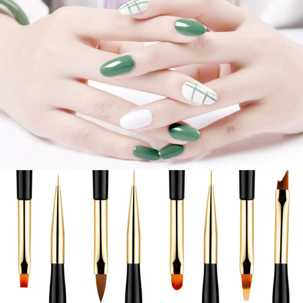 New Painting Tools Nail Art Brush Draw Line Pen Double-ended Nail Set Pen Crystal Painted Pen Nail Pen Black Gel Brushes 
New Painting Tools Nail Art Brush Draw Line Pen Double-ended Nail Set Pen Crystal Painted Pen Nail Pen Black Gel Brushes