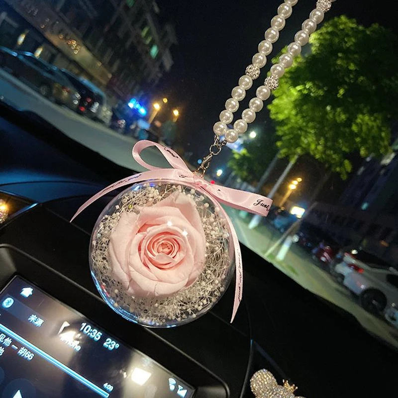 Creative Immortal Flower Keychain Acrylic Ball Rose Flower Car Pendant Valentine's Day Gift for Wife Car Interior Accessories
Creative Immortal Flower Keychain Acrylic Ball Rose Flower Car Pendant Valentine's Day Gift for Wife Car Interior Accessories