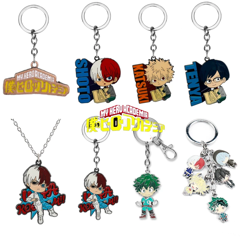 Cartoon Key Chains Anime My Hero Academia Keychain Men Women Trinkets Tenya Shoto Izuku Key Ring Car Key Buckle Accessories 
Cartoon Key Chains Anime My Hero Academia Keychain Men Women Trinkets Tenya Shoto Izuku Key Ring Car Key Buckle Accessories