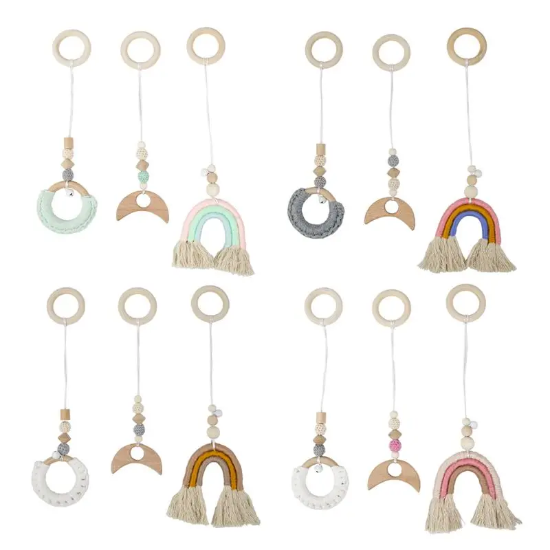 OOTDTY 3Pcs/Set Nordic Baby Gym Frame Pendants Wooden Clothes Rack Rainbow Hanging Play Toys Room Decoration Gifts
OOTDTY 3Pcs/Set Nordic Baby Gym Frame Pendants Wooden Clothes Rack Rainbow Hanging Play Toys Room Decoration Gifts