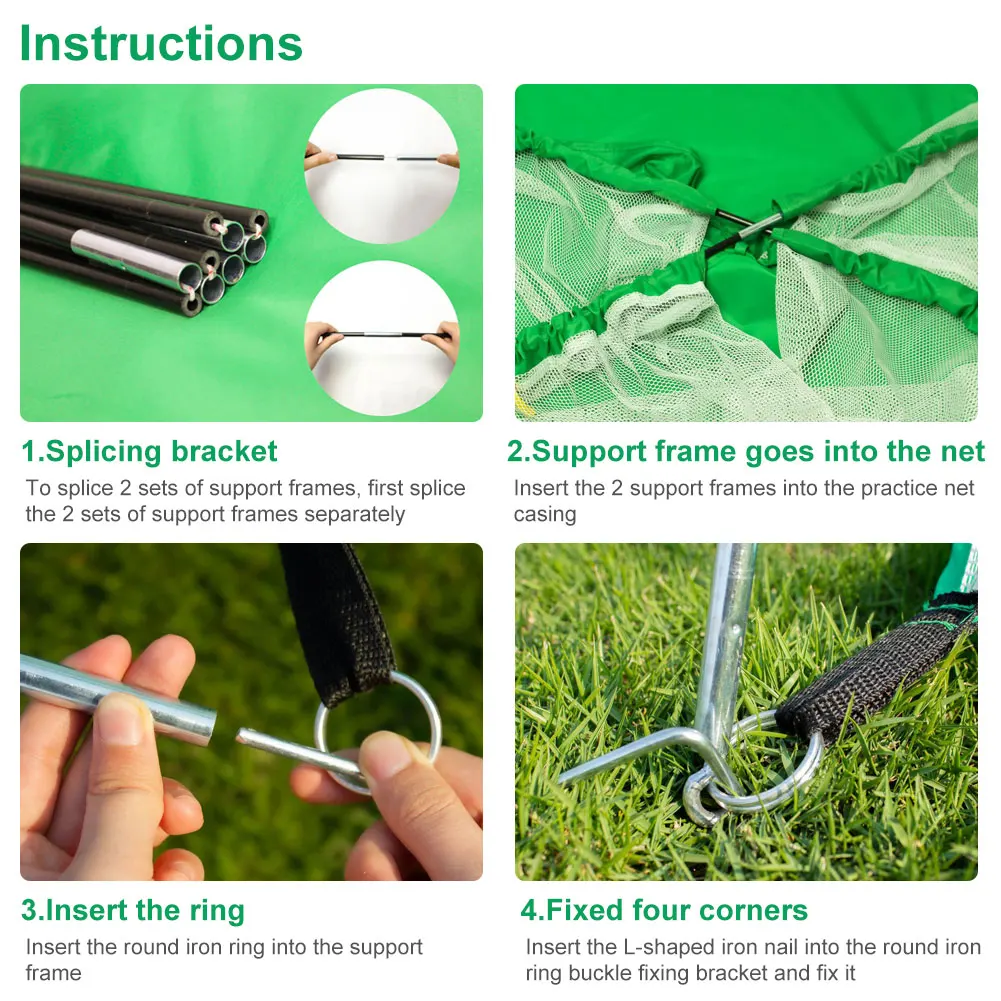 Golf Hitting Net with Target Sheet Portable Golf Swing Training Set for Indoor and Outdoor
Golf Hitting Net with Target Sheet Portable Golf Swing Training Set for Indoor and Outdoor