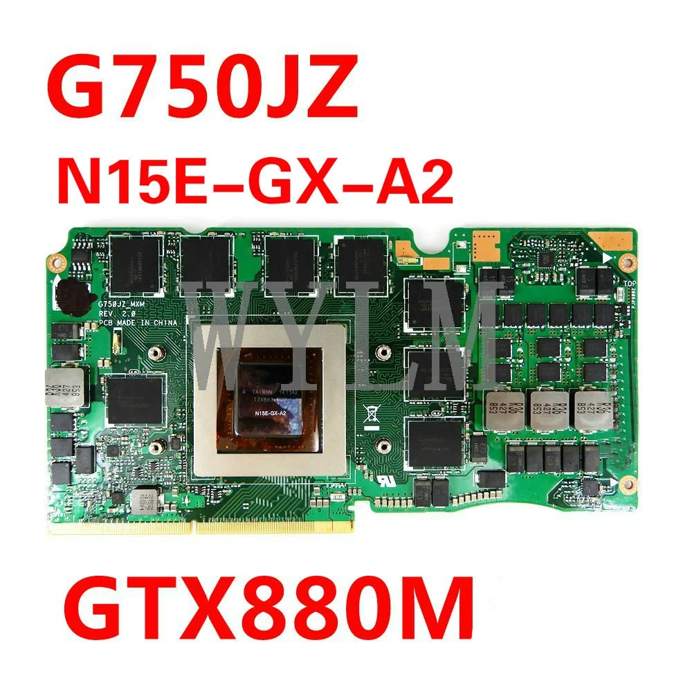 G750JZ_MXM_N15E-GX-A2 VGA GTX880M/4G графическая карта для ноутбука Asus ROG G750JS G750J G750JZ, видеокарта 100% протестирована
G750JZ_MXM_N15E-GX-A2 VGA GTX880M/4G графическая карта для ноутбука Asus ROG G750JS G750J G750JZ, видеокарта 100% протестирована