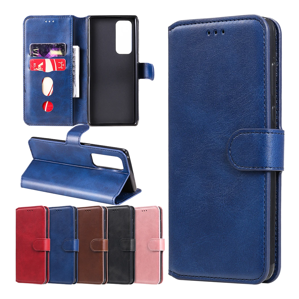 Кожаный чехол-книжка Etui для Moto One Action Vision P40 Power E6S 2020 E7 Plus G8 G9 Play G10 G30 G50 G60 G60S |