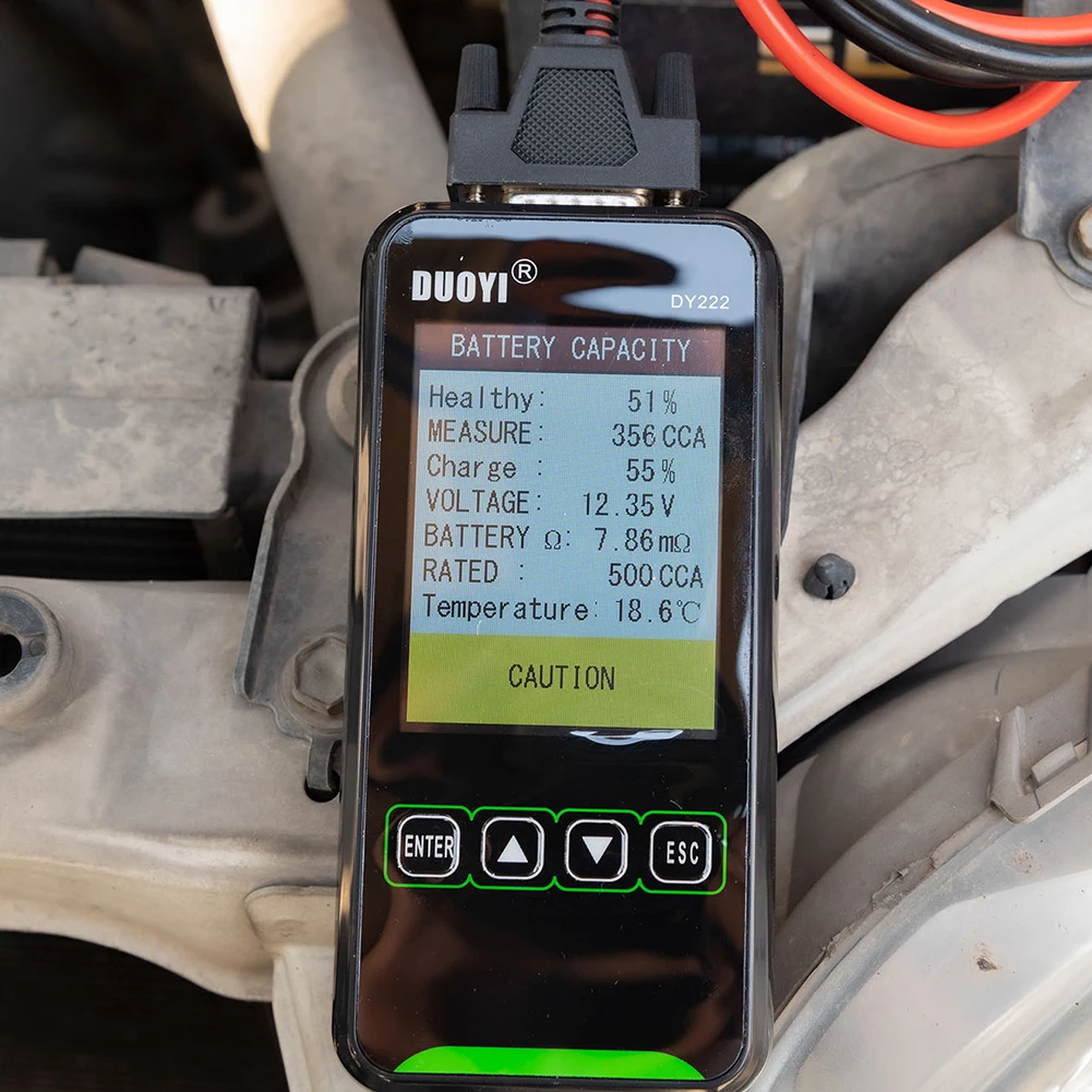 Multifunctional Battery Health Checker Automotive Battery System Tester DY222 12V/24V Car Battery Load Tester
Multifunctional Battery Health Checker Automotive Battery System Tester DY222 12V/24V Car Battery Load Tester