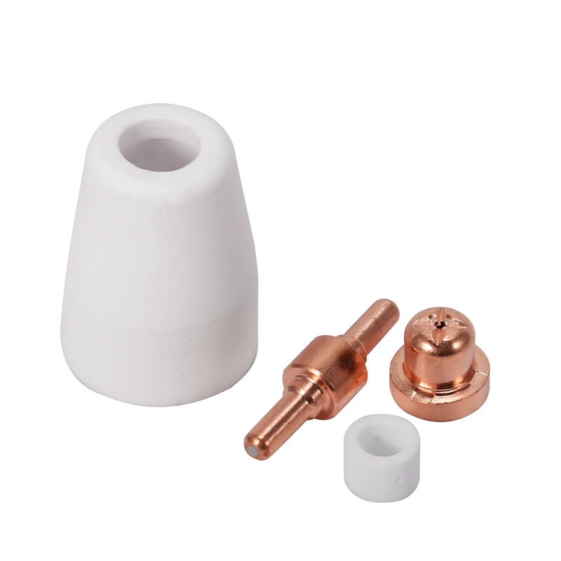 100Pcs PT-31 LG-40 Air Plasma Cutter Cutting Nozzles Electrode Tip Torch Consumable Kits 40A Fit For LGK-40 CUT-40 BPS40
100Pcs PT-31 LG-40 Air Plasma Cutter Cutting Nozzles Electrode Tip Torch Consumable Kits 40A Fit For LGK-40 CUT-40 BPS40
