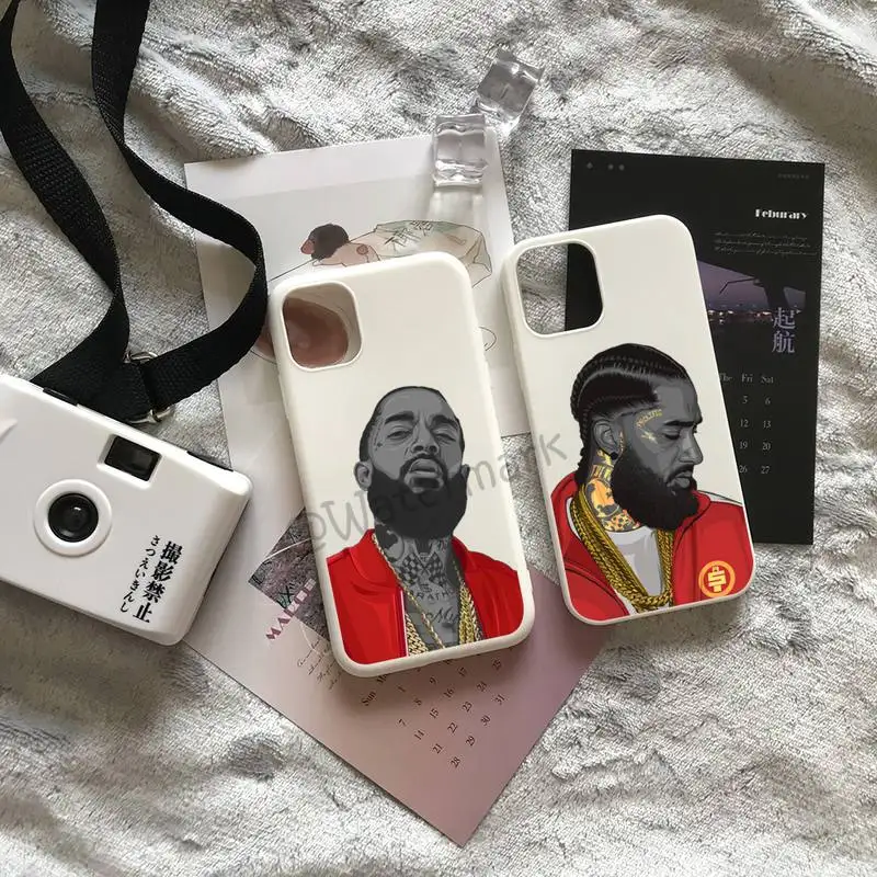 Rapper Nipsey Hussle Phone Case For IPhone 13 12 11 Pro Max Mini Xs X Xr 6 6s 7 8 Plus White Candy Colors Cover
Rapper Nipsey Hussle Phone Case For IPhone 13 12 11 Pro Max Mini Xs X Xr 6 6s 7 8 Plus White Candy Colors Cover