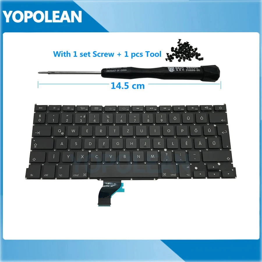 Новая клавиатура в венгерском стиле для Macbook Pro Retina 13 дюймов A1502 2013 2014 2015
Новая клавиатура в венгерском стиле для Macbook Pro Retina 13 дюймов A1502 2013 2014 2015