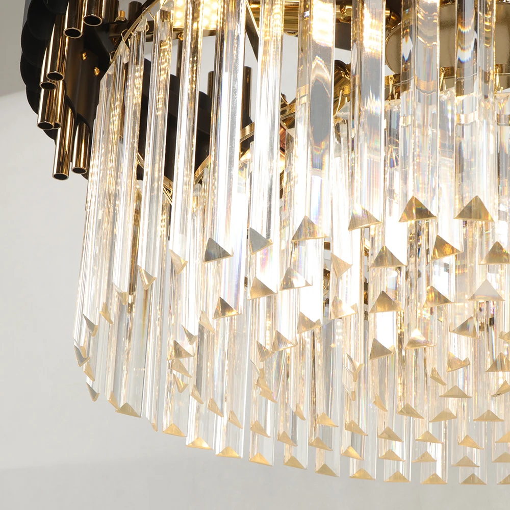 Living room crystal chandelier for ceiling modern black cristal light fixture round bedroom decor lamp led indoor lighting
Living room crystal chandelier for ceiling modern black cristal light fixture round bedroom decor lamp led indoor lighting