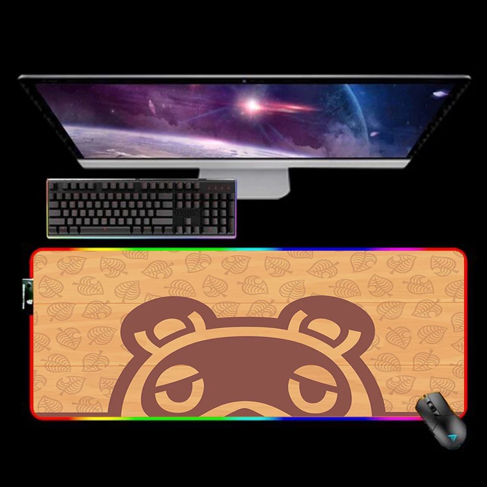 RGB Animal Crossing XXL Mouse Pad Mousepad Keyboard Mat LED Mause Pad 25x35 No-slip with Backlit Tapis De Souris 35X60 Mouse Mat
RGB Animal Crossing XXL Mouse Pad Mousepad Keyboard Mat LED Mause Pad 25x35 No-slip with Backlit Tapis De Souris 35X60 Mouse Mat