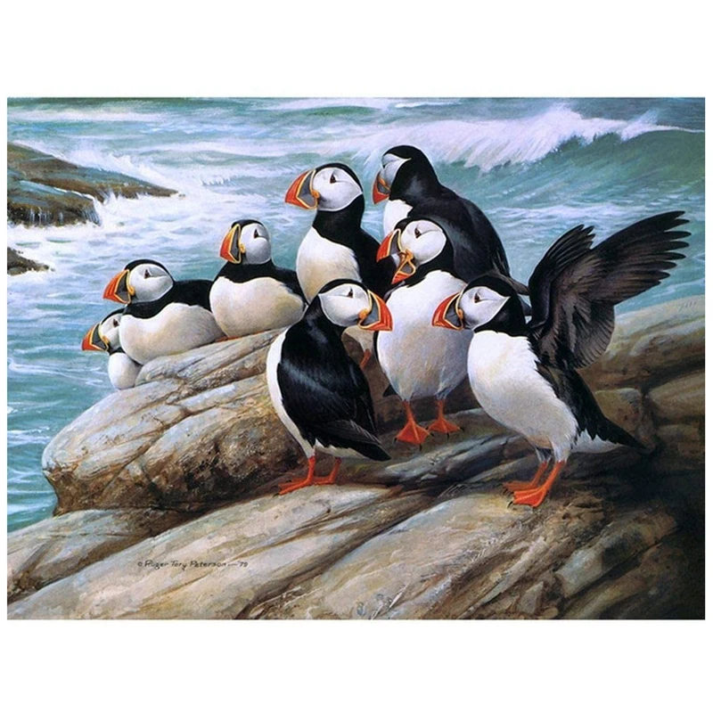 DIY Diamond Painting Kits, Diamond Painting Full Round Drill Embroidery Paintings Pictures for Home Wall Decor Puffin
DIY Diamond Painting Kits, Diamond Painting Full Round Drill Embroidery Paintings Pictures for Home Wall Decor Puffin