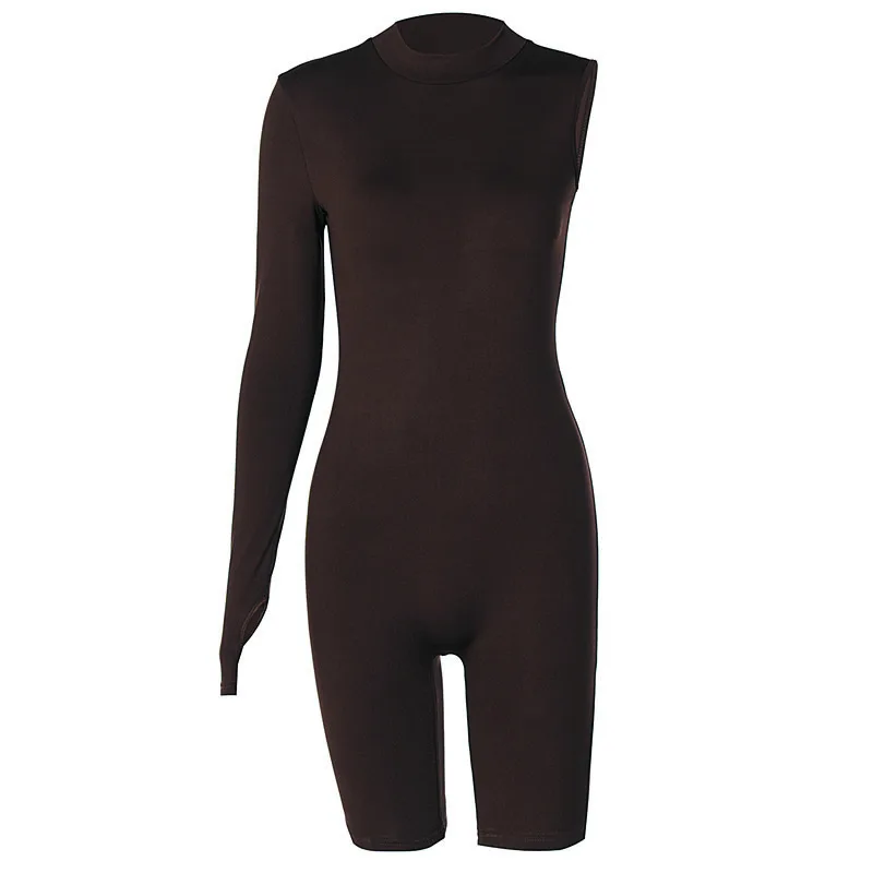 2021 Summer Romper Sexy Women New Solid Color Fashion One Shoulder Long Sleeved Slim Fit Shorts Jumpsuit for Women Sexy Jumpsuit
2021 Summer Romper Sexy Women New Solid Color Fashion One Shoulder Long Sleeved Slim Fit Shorts Jumpsuit for Women Sexy Jumpsuit