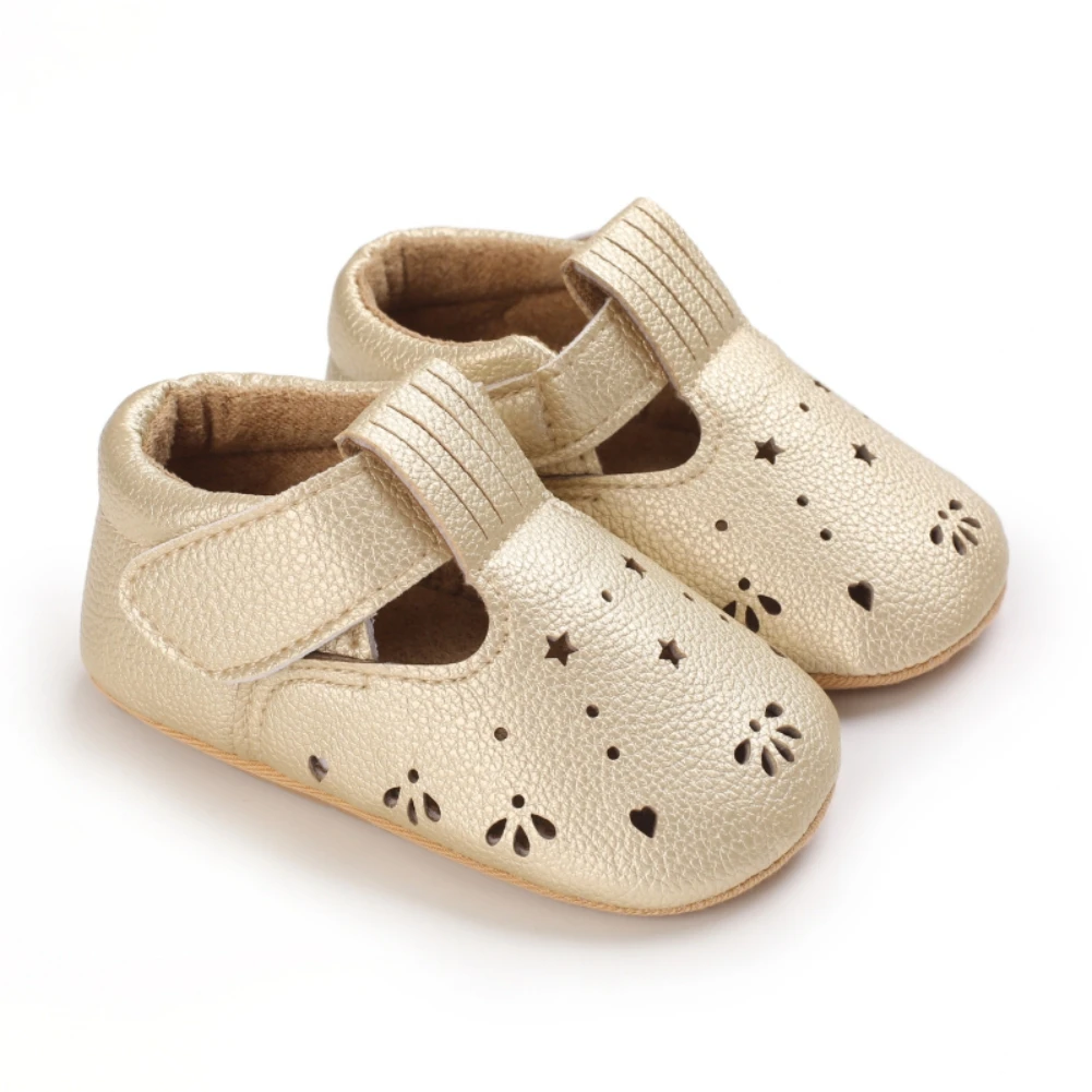 PU Infant Sneakers Soft Non-Slip Sole T-Strap Shoes Baby First Walkers Summer Hollow Out Casual Crib Shoes 0-18M
PU Infant Sneakers Soft Non-Slip Sole T-Strap Shoes Baby First Walkers Summer Hollow Out Casual Crib Shoes 0-18M