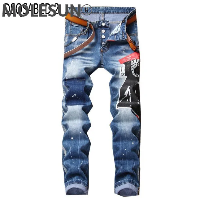 European American jeans dsq brand mens slim jeans pants Men Slim denim trousers zipper blue hole Pencil Pants jeans for men 1006
European American jeans dsq brand mens slim jeans pants Men Slim denim trousers zipper blue hole Pencil Pants jeans for men 1006