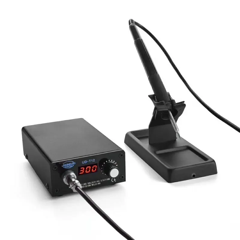 Jabeud UD-T12 Digital Soldering Station Portable Iron Welding Platform Maintenance Constant Intelligent Adjustable Temperature
Jabeud UD-T12 Digital Soldering Station Portable Iron Welding Platform Maintenance Constant Intelligent Adjustable Temperature